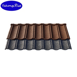 Garantie de 50 ans Bond Tuile Tuiles en métal revêtu de pierre Design traditionnel Aluminium <span class=keywords><strong>Zinc</strong></span> Galvanisé <span class=keywords><strong>Ardoise</strong></span> Prix <span class=keywords><strong>Toiture</strong></span> - Product Image 3