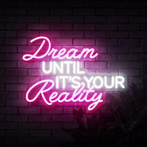 Drop Shipping No MOQ Free Design Custom Full Color Neon <b>Lighting</b> Clothing LED <b>Sign</b> - Product Image 1