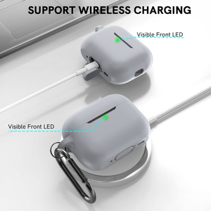 Custodia Personalizzata in Silicone AhaStyle per <span class=keywords><strong>Airpods</strong></span> Pro 2, <span class=keywords><strong>Cover</strong></span> Protettiva per Auricolari Wireless, Accessori per Cuffie, Custodia per <span class=keywords><strong>Airpods</strong></span> - Product Image 6
