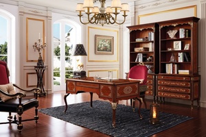 Meja Kantor Eksekutif Antik Ruang Belajar Rumah Elegan dengan Laci - Product Image 2