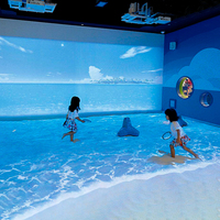 InteraGame Custom AR Virtual Sand Beach Interactive Projection Game Multi-theme Sandbox Game Equipment for Shopping Mall