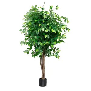 Hot Selling Ornamental Fake Plant Dekoration Indoor Home 160cm künstlicher grüner Banyan-Baum