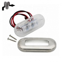Feu de gabarit LED, feu de gabarit latéral Led de remorque monté en Surface 12V universel en acier inoxydable 304 jante et PC à l'intérieur 10 LM
