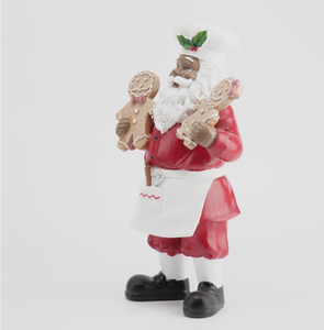 Christmas Religious Festive Resin Crafts Chef Gingerbread <b>Man</b> Promotional Gift for Home Decoration - Product Image 2
