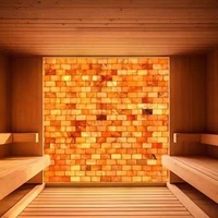 Ruang Sauna Kayu Cedar Merah Himalaya dengan Garam Himalaya, Kapasitas 2-4 Orang, Listrik, Ramah Lingkungan, Modern, Cocok untuk Apartemen