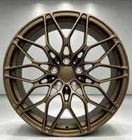 Rines de Aleación de Aluminio Forjado Monobloque Personalizados de 15-26 Pulgadas 7-13J, Diseño Cóncavo Pulido, Nuevos para Automóviles de Pasajeros, Retrofit de 25 mm ET