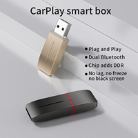 OEM ODM taşınabilir Mini USB otomatik yeniden kablosuz Carplay adaptörü kablolu kablosuz seçeneği için Apple iPhone araba Dongle oyna