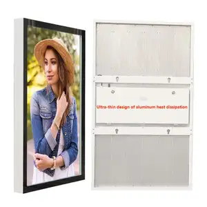 China factory's latest design of outdoor digital signage kiosk multi-screen display picture video 55inch outdoor waterproof TV