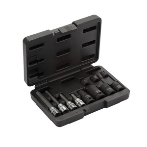 198/S11 <b>Socket</b> Set 10 Pc Metric Chrome Vanadium Steel For Auto Repair Tools - Product Image 1