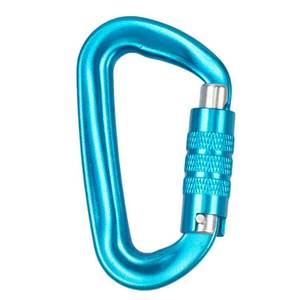Mosquetón de escalada en roca con logotipo personalizable con mosquetones de acero y aluminio para escalada y minería modelo OEM - Product Image 4