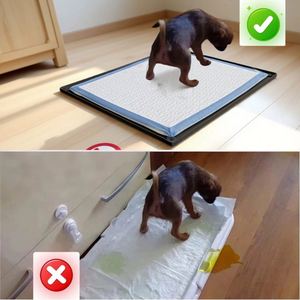 Cross-Border Bestseller Pet Silicone Urine-Proof Absorbent Foldable Square 20mm Thick Diaper Litter <b>Mat</b> for Dogs & <b>Cats</b> - Product Image 4
