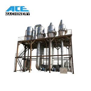 Évaporateur à film tombant à triple effet pour le traitement des eaux usées industrielles, pompe à haute productivité, moteur en acier inoxydable pour les eaux usées - Product Image 1