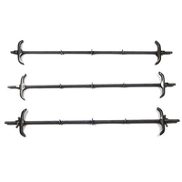 Système de tirants de coffrage en 3 parties Foshan Pangliang Q235B |   M12/M14 Cones de fixation ronds pour béton, réutilisables, avec écrous à oreilles