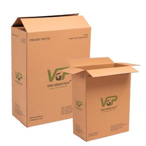 Cajas de Embalaje Corrugado Personalizadas Vina Green Pack Fábrica de Vietnam MOQ Reciclable Servicio OEM Pegatinas Personalizadas con Logotipo - Product Image 3