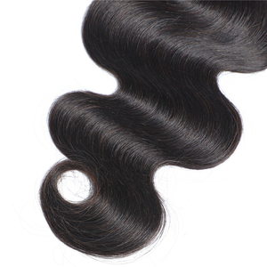Venta al por mayor de cabello humano virgen brasileño, extensiones de onda corporal 1b sin procesar, puntas gruesas, cutícula alineada, paquete individual - Product Image 4