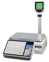 Nouvelle balance électronique numérique industrielle pour supermarché RLS1000 de 3 kg, 6 kg, 15 kg, 30 kg avec imprimante d'étiquettes de prix et codes-barres