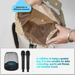 กระเป๋าใส่ลำโพงผ้าใบกันน้ำสำหรับ <span class=keywords><strong>Harman</strong></span> Kardon AURA <span class=keywords><strong>STUDIO</strong></span> 2 <span class=keywords><strong>3</strong></span>รุ่น4th - Product Image 3