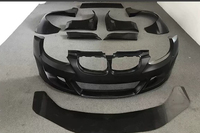 Kit Bodi Lebar Gaya Rocket untuk BMW Seri 3 M3 E90 E92 E93, meliputi Bumper Depan, Bumper Belakang, Spoiler, dan Diffuser