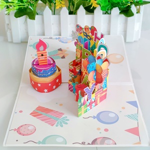 การ์ดอวยพรวันเกิดแบบป๊อปอัพ 3 มิติ ลายรัก พิมพ์ UV  พร้อมซองกระดาษเคลือบด้าน DIY - Product Image 5