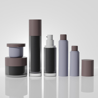 Flacon pompe acrylique 30ml 50ml, conteneur cosmétique de voyage, vide, rechargeable, en plastique, pour sérum, lotion, shampoing, personnalisable