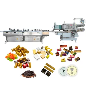 Multifunction packaging tea bag packing foil aluminum folded chocolate wrapping machine