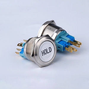 ABILKEEN saklar tombol tekan menyala, tahan air IP67 ON/OFF cincin 16mm Led/tanda daya - Product Image 1