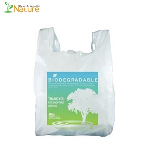 Wholesale Environment Friendly PLA Biodegradable Garbage <b>Bag</b> Trash <b>Bag</b> Supermarket Shopping T-shirt <b>Bag</b> - Product Image 5