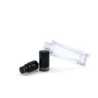 Flacons de parfum en verre de haute qualité 30ml 50ml 100ml vides, carrés, avec pompe pulvérisatrice et bouchons sérigraphiés
