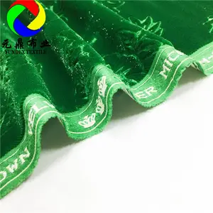 3D kabartma Polyester düz metalik kore mikro kadife 5000 kumaş için çiçek tasarımı ile örtüsü, kanepe eşarp ve Durag