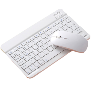 Mini portátil inalámbrico RGB recargable negro Metal ratón inalámbrico Multimedia Mini teléfonos móviles inalámbrico BT Mini teclado - Product Image 2