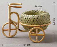 Artisanat en bambou naturel pour enfants jouets et cadeaux avec moules d'oiseaux et de vélos