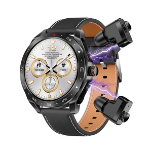 T95 Smart Watch with Wireless Earbuds 1.52'' IPS 68g 128kb+16kb HX3918 Nucleus 400mAh Android 5.0 Smartwatch Magnetic Charging - Product Image 1