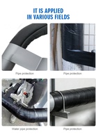 Ruban adhésif PVC haute résistance, imperméable et anticorrosion pour l'étanchéité des raccords de plomberie, revêtement des canalisations souterraines