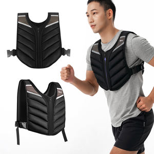 समायोज्य सैंडबैग वजन बनियान यूनिसेक्स नायलॉन भारी शुल्क भारित प्रशिक्षण गियर - Product Image 1