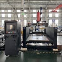 Routeur CNC YOUHAO 4 axes à commande numérique automatique (CNC) avec moteur 11 kW, zone de travail de 1200 x 1200 mm, système de contrôle OSAI, inverseur Delta, bois, MDF, yacht, bateau
