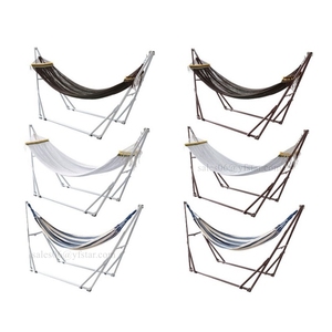 Chaise Double <span class=keywords><strong>hamac</strong></span> de Camping, 2 places, facile à transporter, en métal, acier inoxydable, vente en gros, bricolage - Product Image 1