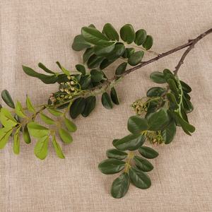 ใบไม้ประดิษฐ์สีเขียวสำหรับตกแต่งงานอีเว้นท์ กิ่งเดี่ยว ใบไม้ลาเท็กซ์ประดิษฐ์สำหรับตกแต่งบ้านและโรงแรม ขายส่ง - Product Image 6