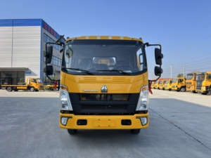 Camion de dépannage à plateau coulissant long Howo 4x2 léger, véhicule de sauvetage routier, camion de remorquage à plateau - Product Image 3