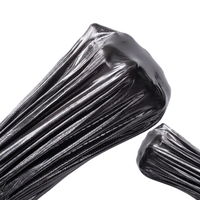 Sacs poubelles en polyéthylène haute résistance en rouleaux avec option de logo personnalisé, sacs poubelles jetables