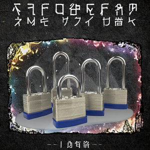 Serrure en acier laminé robuste de sécurité industrielle cadenas en métal de fer étanche avec clé conception Loto durable - Product Image 3