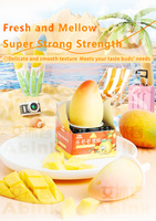 Abink 3D Sharp Happy Mango & Peach Ice Cream Sticks with Chocolate Milk Strawberry Additives Lemon Flavor Plastic Bag Packaging