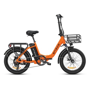 Vélo pliant électrique sans balais en alliage d'aluminium L20 <span class=keywords><strong>SE</strong></span> 36V 250W avec pneus larges 20x3.0, suspension verrouillable et frein à disque mécanique 7 vitesses - Product Image 4