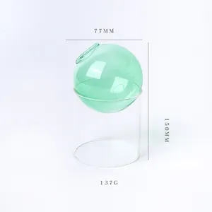 Vaso de cristal de vidro separável para decoração de mesa, cor de estilo moderno, decoração de casa, para decoração de casamento