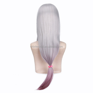 Peluca de cosplay de Dye y Quan Sha Wu de The Main Saint Da Erotic Comic, cabello largo y liso con degradado de color, estilo caricatura, para mujer - Product Image 5