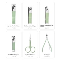 Ensemble de coupe-ongles professionnels en acier inoxydable de 18 pièces avec coupe-ongles et pinces, kit d'outils de manucure pour les soins des pieds