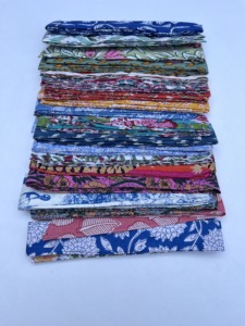 Venta al por mayor 100% vestido de Kimono de algodón puro hecho a mano con cinturón largo piezas surtidas de aproximadamente 75 pulgadas de largo y 2 pulgadas de ancho - Product Image 2