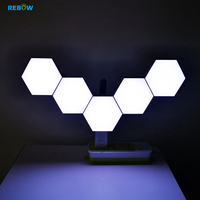 Lampe murale colorée quantum à led, autocollant antique, lumière colorée, stock arc-en-ciel, décorations, DIY bricolage