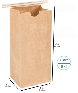 Custom Logo Printing Bolsas Papel Brown Craft Paper <b>Bag</b> Takeaway Packaging for Store Food Bakery <b>Bread</b> Delivery Lunch - Product Image 3