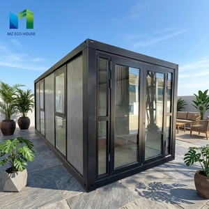 MZECOHOUSE Casa Contenedor Modular de 20 pies y 3 Dormitorios, Casa Plegable Prefabricada Moderna para Vivir y Trabajar - Product Image 1