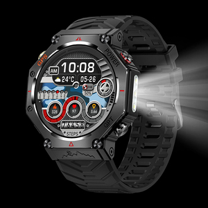Montre connectée KC91 avec GPS, ChatGPT, lampe de poche, moniteur de fréquence cardiaque, moniteur de sommeil, tracker de fitness pour activités de plein air - Product Image 2